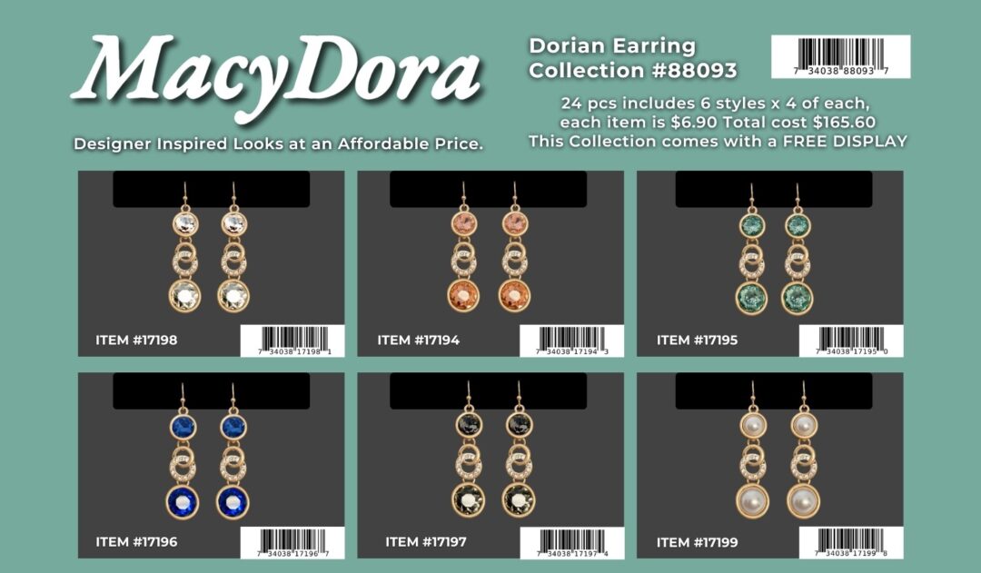 MacyDora Dorian Collection Earring 88093